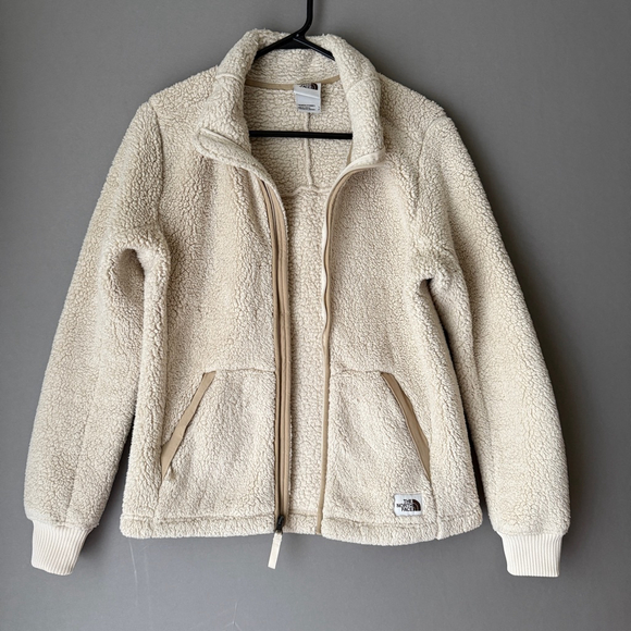 The North Face sz S‎ cream fleece jacket - Picture 1 of 11